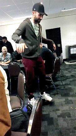 tears-dry:  Adam Levine being an actual kid.