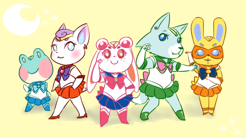 Porn Pics :  sailor moon x animal crossing!  lily