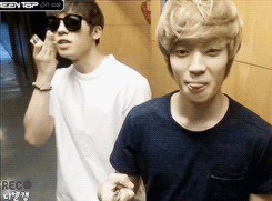 jjangjo:  niel and changjo selfcam  