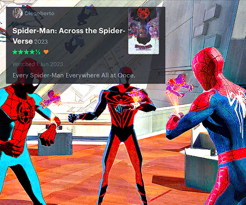 Across The Spiderverse + Letterboxd Reviews