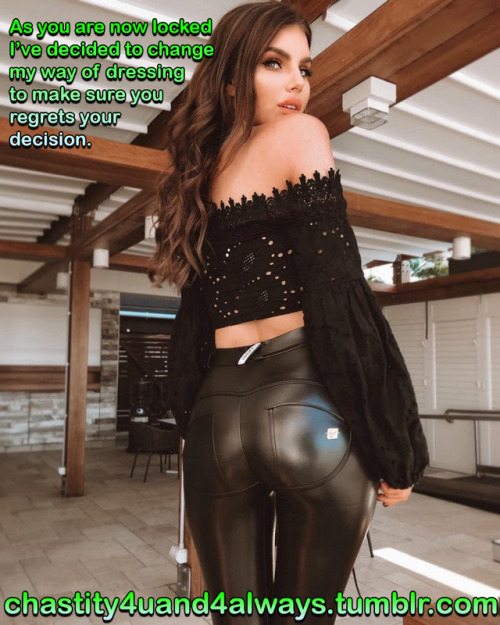 chastity4uand4always: And you wont regret it because you’re the best slave. You can visit my w