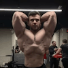 hairydadsandmuscle:A little magic here to add the head bob but no, he’s not morphed.