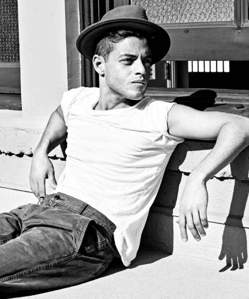 ramimaleks-daily:  Rami Malek photographed by the Riker Brothers (2013) 