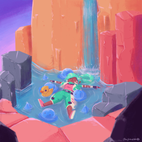 myhandbarfs: Started playing quite a bit of Slime Rancher, loving the game.  My favourite type 