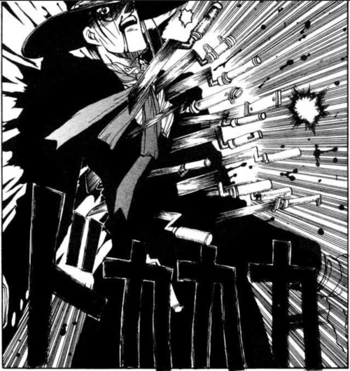 Just A Collection Of Faces Alucard Makes When He First Meets Anderson;