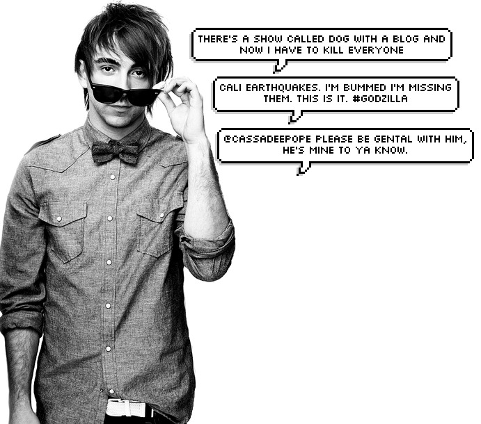 officalvicfuentes:  All time Low tweetsThe photos are transperent I made all of