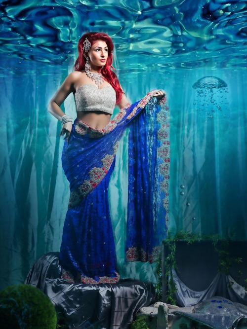 alittlesliceofleah:sam-winchester-cries-during-sex:mymodernmet:Amrit Grewal, a Vancouver-based wedding photographer, reimagines Disney princesses as Indian brides in this enchanting photo series.Woc killing it as usualLOVE!