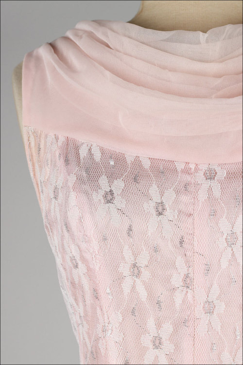 ephemeral-elegance: Daisy Lace Dress, ca. 1950s via Mill Street Vintage