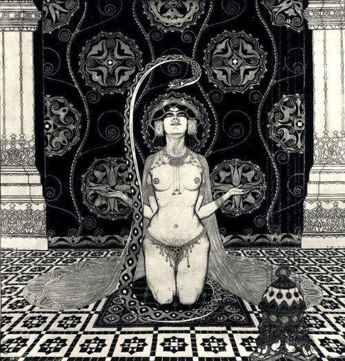 Ferenc Helbing (aka Franz Helbing , 1870-1958). from “Keleti Mesék” (Oriental Tales), 19