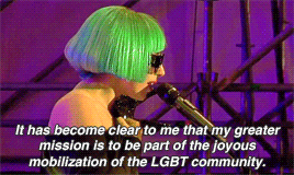 arrtpop: Lady Gaga + LGBT Rights