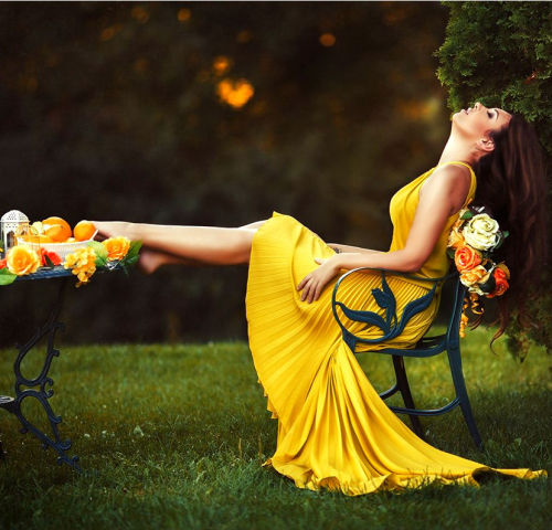 A woman's beauty is endless