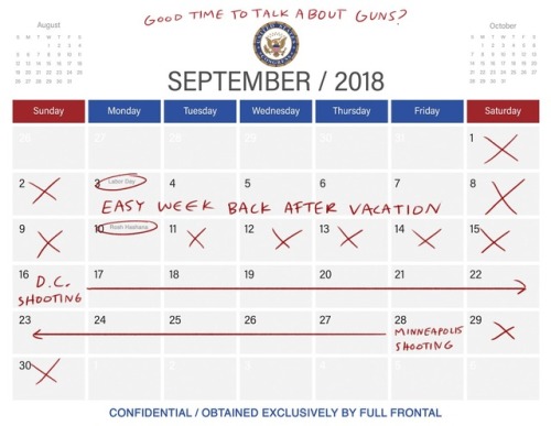 Don’t worry, the White House is hard at work on finding a good time to talk about guns. Download the