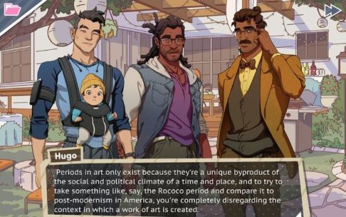 the-future-now:  Gay dad dating simulator ‘Dream Daddy’ sounds like a joke — but it’s surprisingly earnest  Dream Daddy is a brand-new dating  simulator in which you play a dad trying to romance other hot dads, and  I’m pleased to report it’s