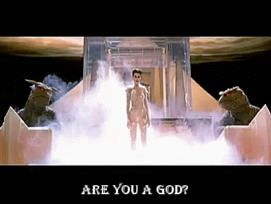 thewightknight:  Ray, when someone asks you if you’re a god, you say “YES”! 