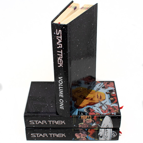 I worked with OmahaBound to create a custom set of collections of DC’s Star Trek comic bo