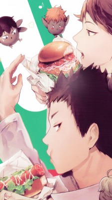 ackashi:  Haikyuu!! Food Illustration Book Mobile Wallpapers [540x960] (credit) [Feel free to save and use but do not repost or claim as yours] 