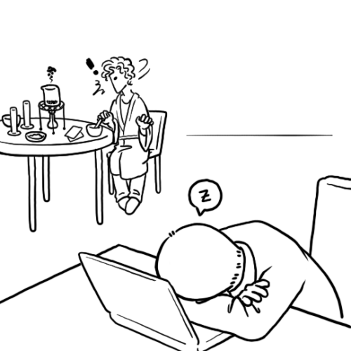 kitten-kin: Based on this adorable post by @jawnlockforlife​, drawn as requested by @blissfully-john