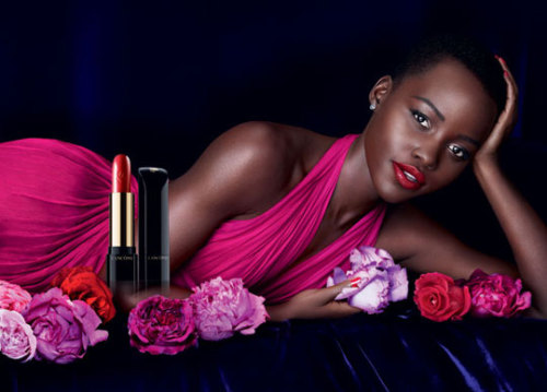 thelingerieaddict:missauset:cierragogreen:L’Absolue Rouge campaign featuring Lupita Nyong’oGGO OFF*d