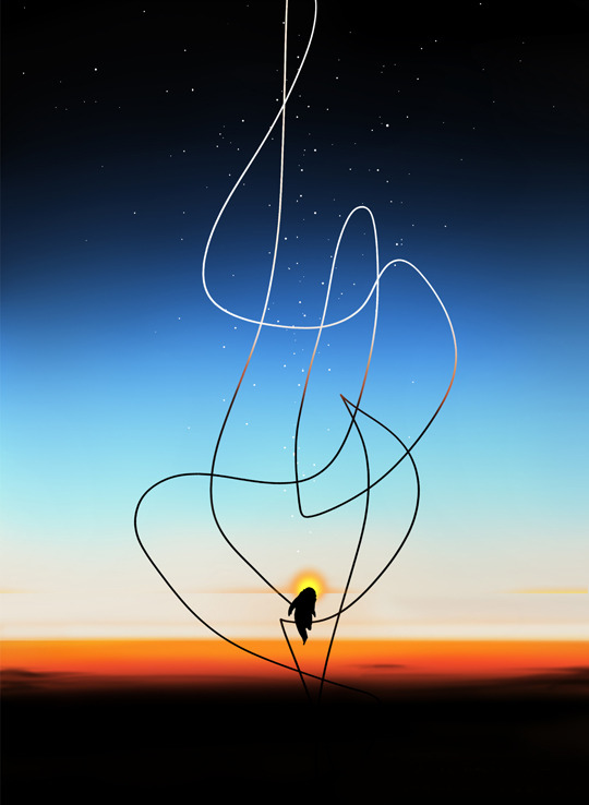 intindra: Once upon a time, I used to make art about an astronaut and his best friend