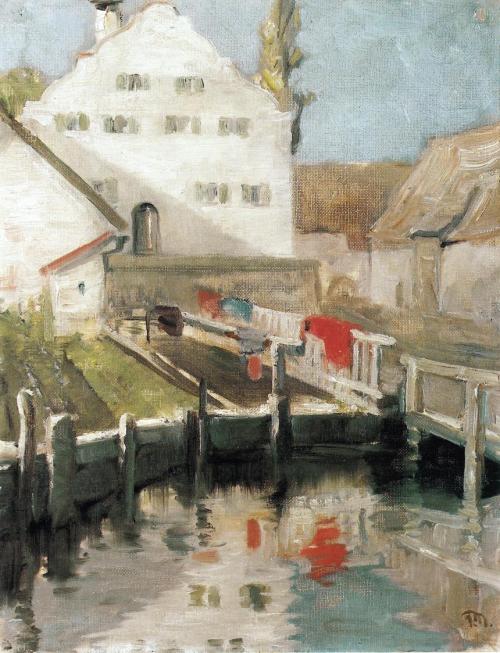 artishardgr:  Franz Marc - Indersdorf 1904 
