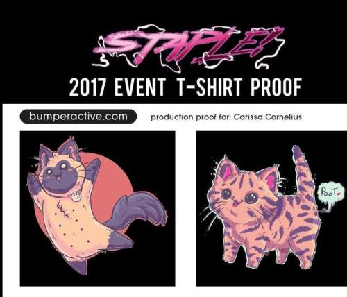 @bumperactive will be live printing these designs on shirts during @stapleexpoaustin on Saturday and