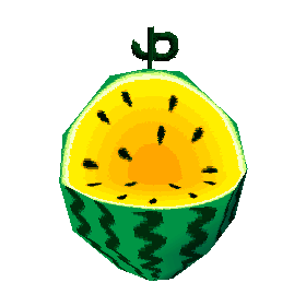 Assorted Fruit Furniture From Animal Crossing Wild World