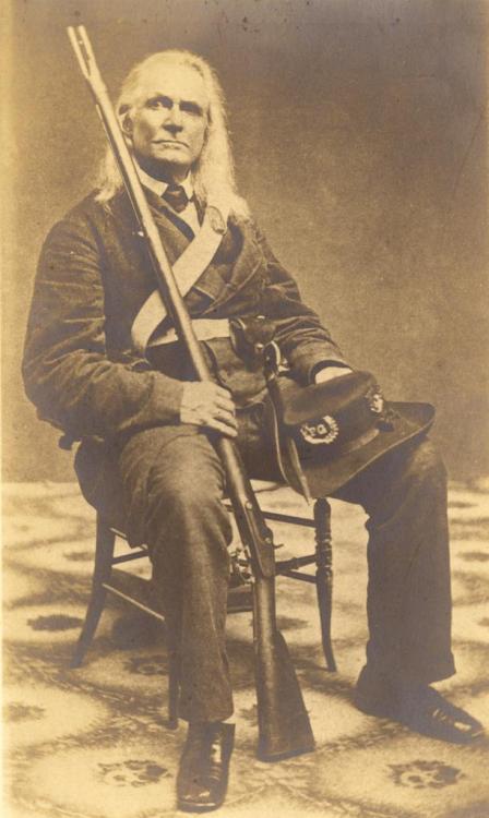 Edmund Ruffin, famous for firing the first shot at Fort Sumter kicking off the American Civil War.