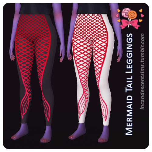 Candy Shoppe Collection Recolours@saruin’s Mermaid Leggings recoloured in @berrygameplay&rsquo