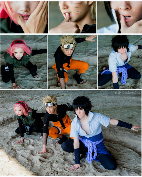 uchihahotline: “KUCHIYOSE NO JUTSU!” Team 7 summoning photos! Shooting this was really f