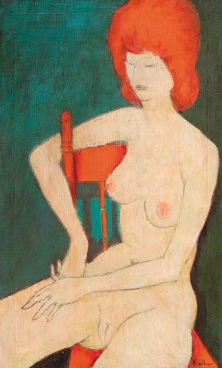 John Graham (Ivan Dombrovski) (Russian/American, 1881 - 1961)Nude