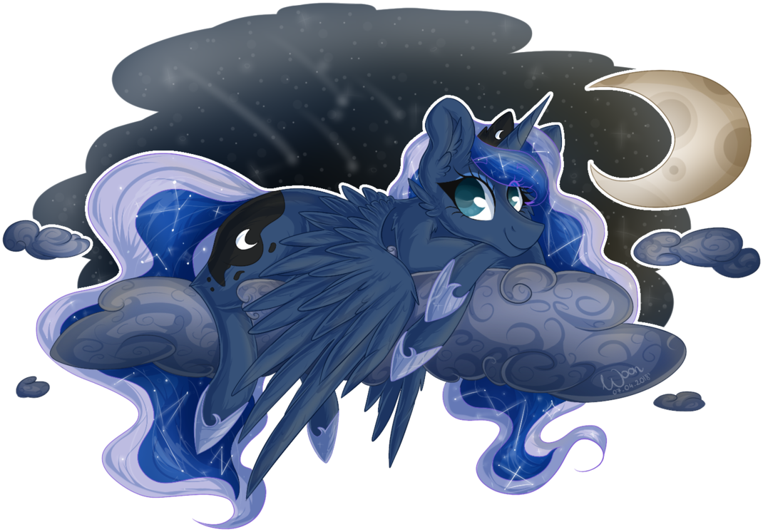 the-pony-allure:Princess Luna by ViviWoon  =3
