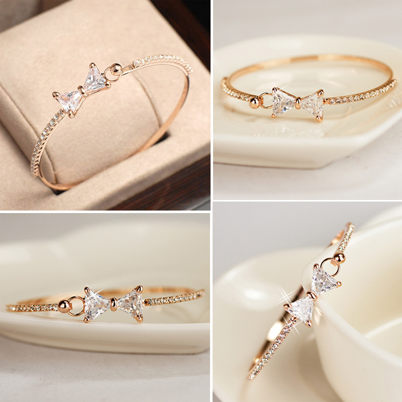 tbdresslove:  golden bowknot bangle==&gt; hereDouble Day Sale Up to 80% OFF$10