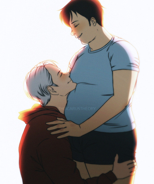 everytime im feelin kind of smth i always draw big boi yuuri and viktor givin that big boi some good lovin