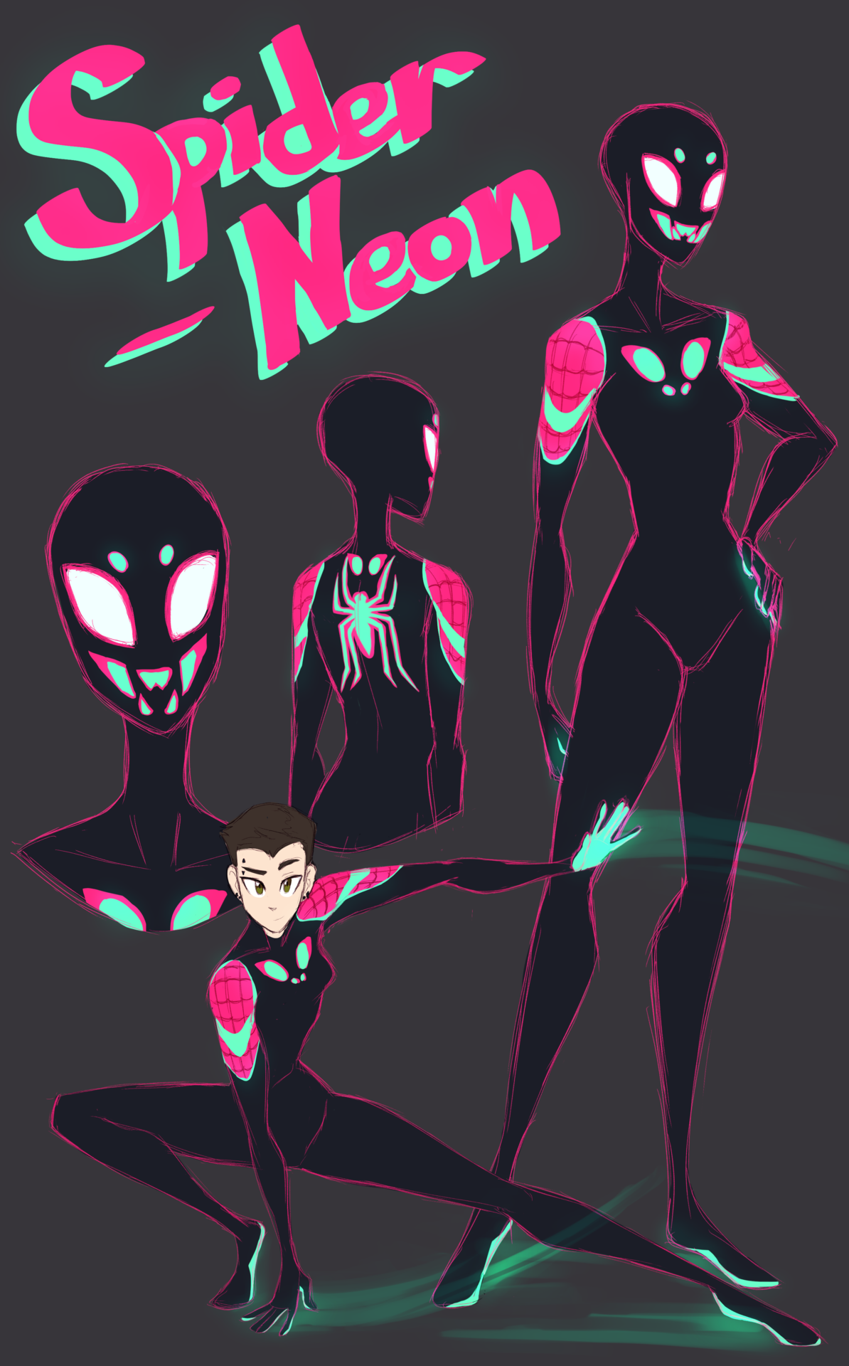 Spidersona update because this one's better! Long-Leg-Luz✨🗿(got frozen) -  Illustrations ART street