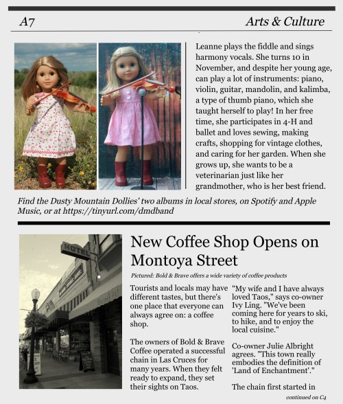 desertdollranch:Here’s a little newspaper featurette I put together about the Dusty Mountain Dollies