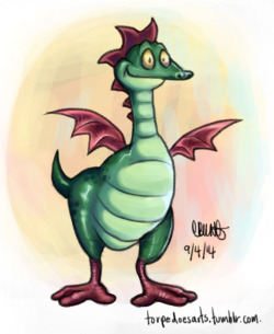 torpedoesarts:  a random fearsome dragon