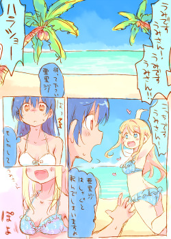 portarou:  「ラブライブの絵とかまんがとか２６」/「モスラ太郎」のイラスト