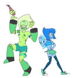 discount-supervillain:It’s like hearing an old favorite on the radio.  party gal peridot~ &lt; |D&rsquo;&ldquo;