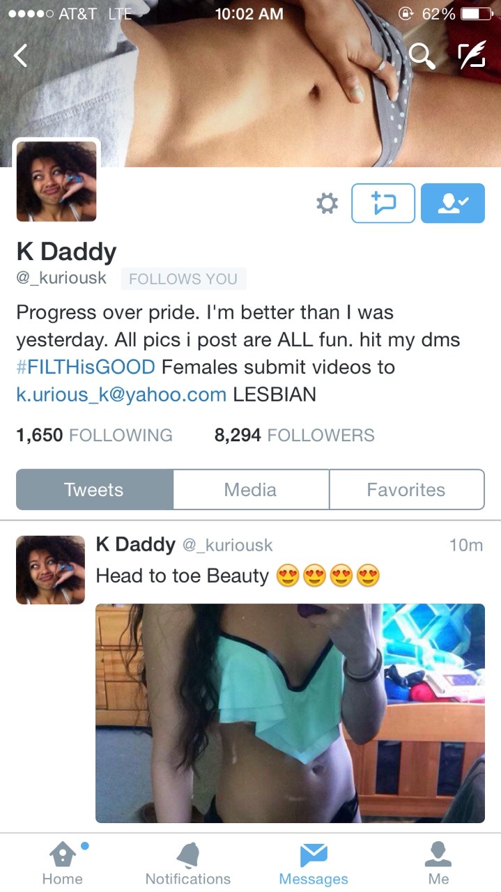 chewedupclick:  You beautiful ladies go follow the sexy ass @_kuriousk on Twitter