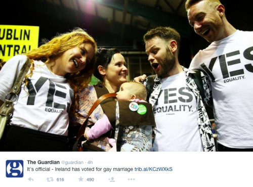 micdotcom:  Ireland has officially become the first nation on Earth to legalize same-sex marriage via popular vote 