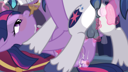 Surprise, niggas! To boldly contrast the piece that I just posted like a few minutes ago, I bring you some pretty hardcore, incestuous, bisexually implicating smut of Twily and Surfing Armor. Now, with such a raunchy picture, one might be curious as to