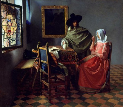 Johannes Vermeer, The Glass of Wine, 1658-60.