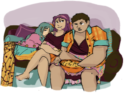 gravvatical:  toutadomaki movie nights, tadokoro