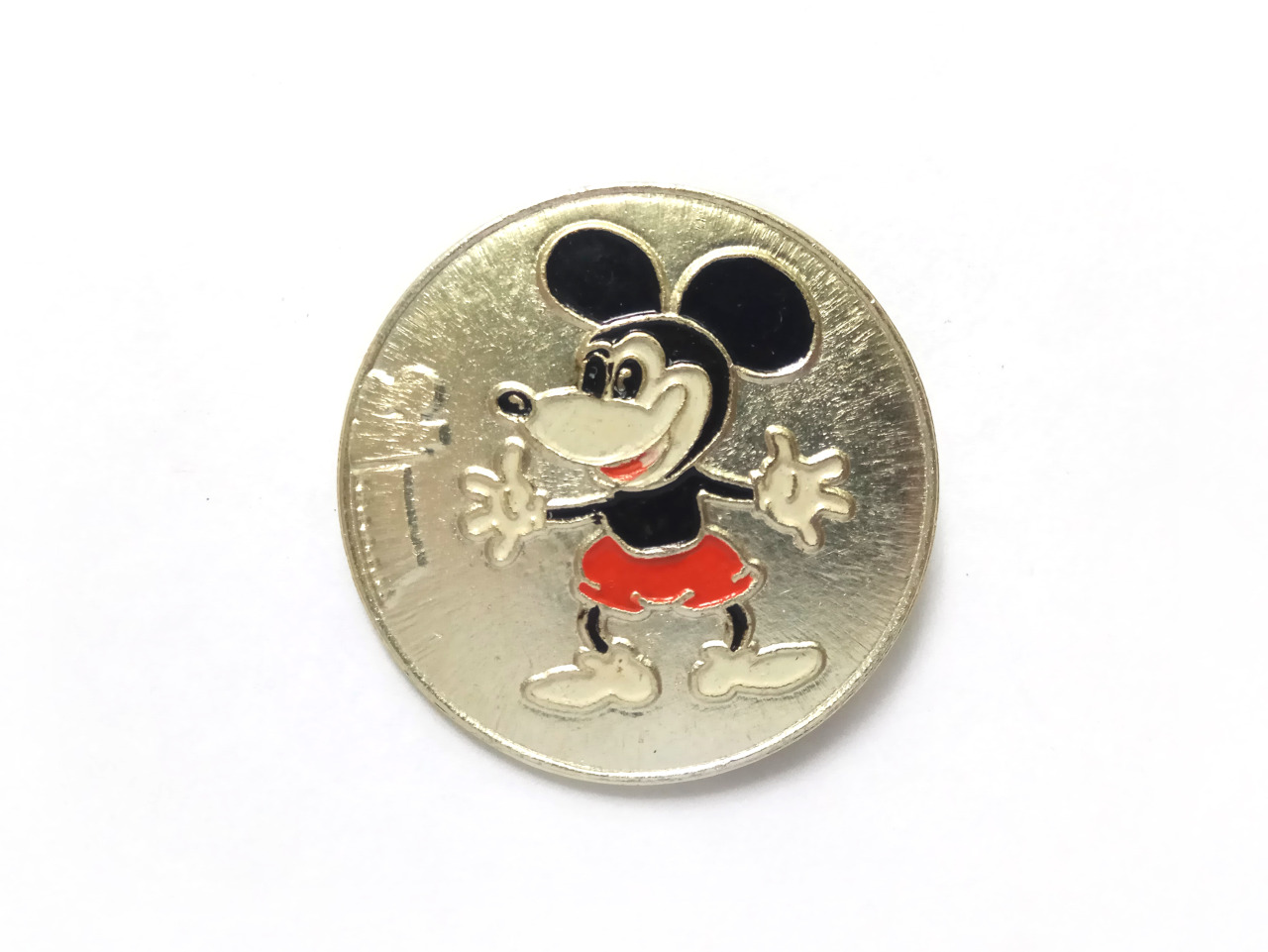 Soviet Mickey Mouse pin