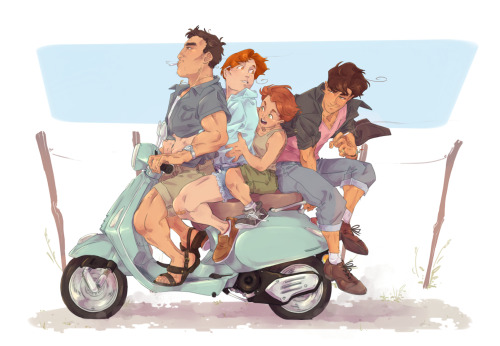 demi-pixellated:quite-a-character I know what you mean with ‘shared family Vespa’ but I have this im