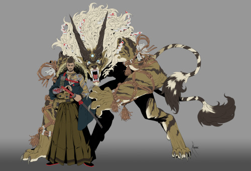 Shikigami: Yokai that serve the will of the individual who has summoned them, known as an Onmyouji.J