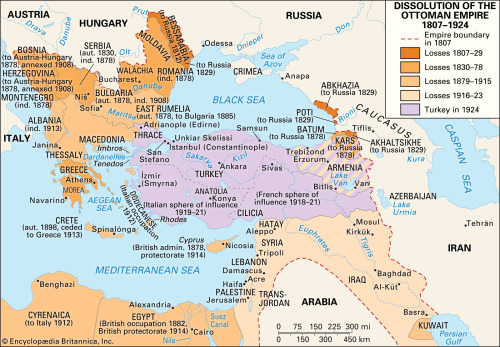 maptitude1: The decline and dissolution of the Ottoman Empire