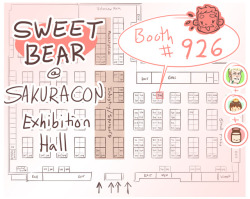 Sweetbearcomic: Heeyyy I’m Gonna Be At Sakura-Con With Sweet Bear Stuff This Weekend