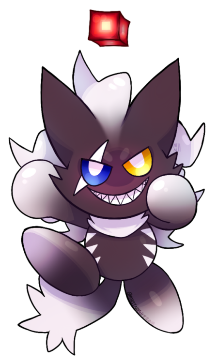 miistniightarchive: Something no one asked… but now want… A chao Infinite!