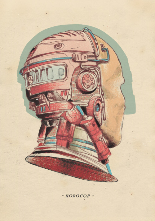 xombiedirge:  Robocop by Zenk One Steampunk ED-209 by Michel Bruys Part of the R-Rated Memories Art show at the Amsterdam Roest.